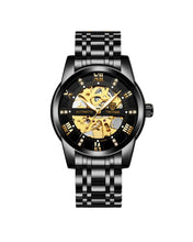 Automatic ALL Black Luxury Skeleton Business Watch - Mechanical Movement (PRE ORDER ONLY)