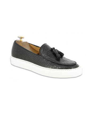 GOVERNORS DEEP CUT ALLIGATOR SKIN SNEAKERS