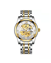 Gold/Silver Luxury Skeleton Business Watch - Mechanical Movement