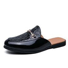 Governors Patent / Alligator Skin Mix Half Shoe