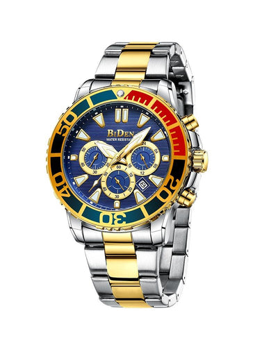 BIDEN SUBMARINE HOMAGE LUXURY WATCH - MULTICOLOUR DIAL DETAIL (PREORDER ONLY)