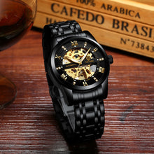 Automatic ALL Black Luxury Skeleton Business Watch - Mechanical Movement (PRE ORDER ONLY)