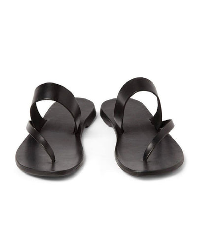Simple Leather Slippers