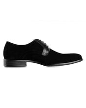 Suede Toned Leather Shooes for Men - Black